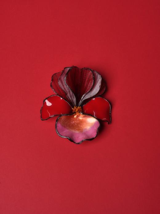北京仓｜Cilea Bijoux-YVETTE-鸢尾花 胸针（中号）［法国设计师］ 商品图1