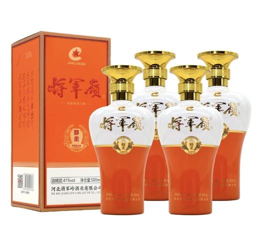 [白酒]将军岭(醇柔)浓香型白酒41度500ml 商品图1