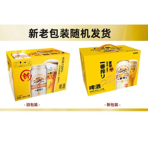 麒麟 一番榨11.0°P啤酒 500ml*12罐 整箱装 商品图2