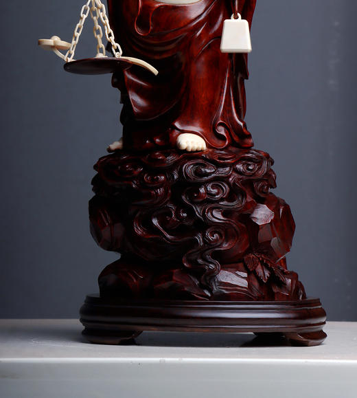 称心如意弥勒°小叶紫檀摆件 商品图8