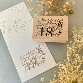 日本Hankodori & Viviana 植物絮语 手帐 印章