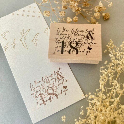 日本Hankodori & Viviana 植物絮语 手帐 印章 商品图0