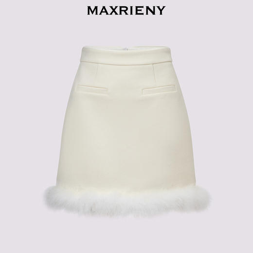 【商场同款】MAXRIENY精致浪漫感高腰a字半身短裙(货号:MC85SK776) 商品图4