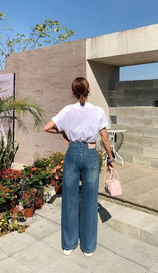 女装26春夏新品直筒牛仔阔腿裤2235-M8513 商品图1