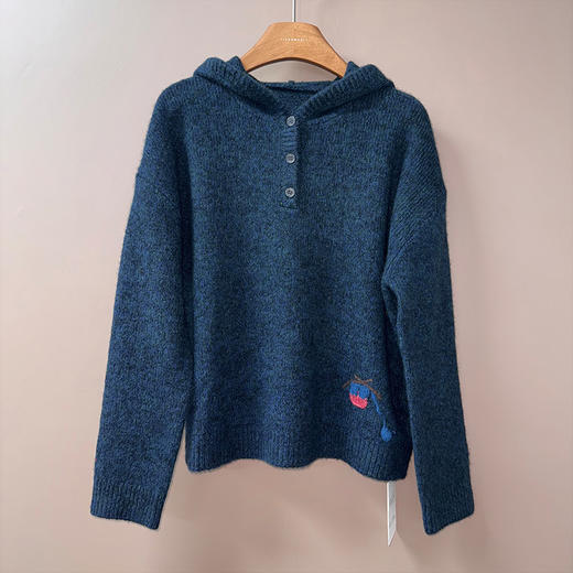 【特价不退换】【预售7天】良木礼丝羊绒连帽上衣（2205F） 商品图1