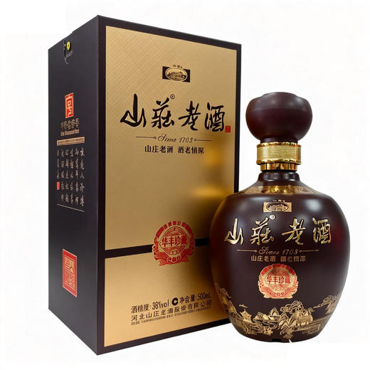 [白酒]山庄(金坛)金瓷38度500ml（珍藏） 商品图0