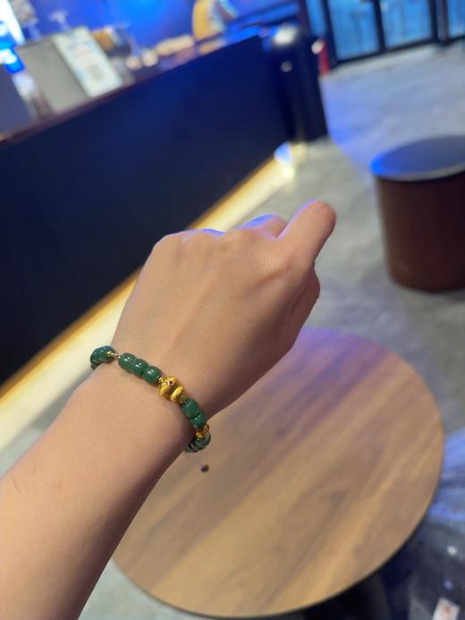 福禄幸福和田玉/天然朱砂蜜蜡手链 商品图5