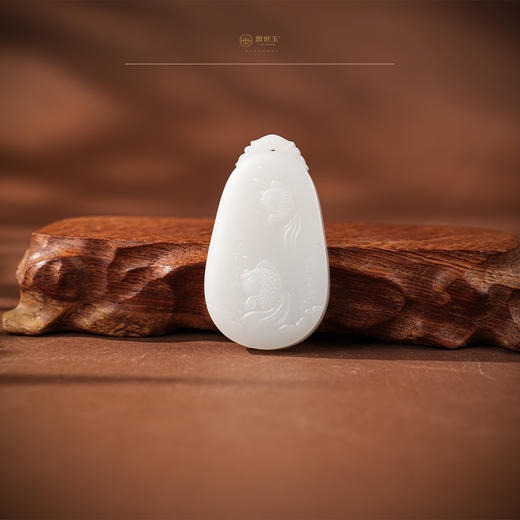 「年礼优选」【游财】羊脂白玉牌 商品图0
