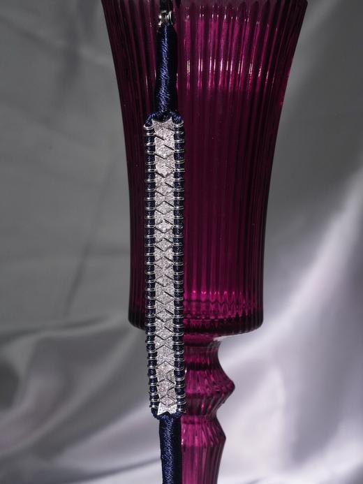 北京仓｜Van Den Abeele-Janeiro-海军蓝色 金属光泽 编织 纤维 手链［法国设计师］ 商品图3