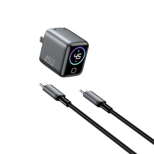 WIWU CHG500 智显氮化镓充电器套装Digital Display GaN 商品图1