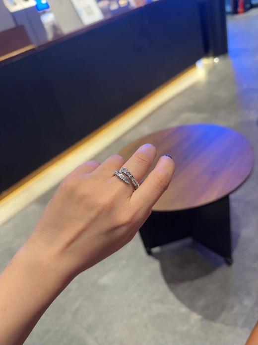 白金色和玫瑰金都超美的蛇头经典满钻款戒指 商品图4