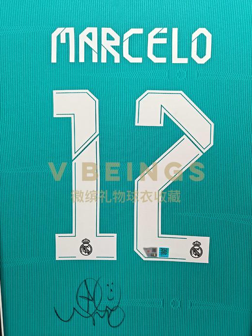 收藏系列 马塞洛 皇马队 21/22客场版 亲笔签名球衣 商品图2