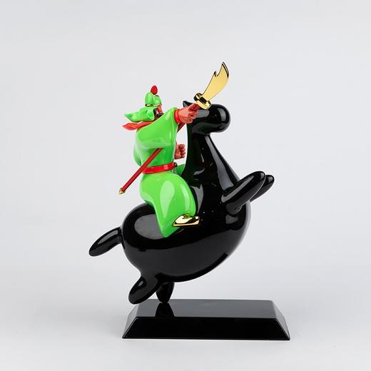 禁止悲伤 马上乘公雕塑摆件小众高级感财神摆件乔迁礼物新年招财马 商品图2