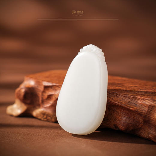 「年礼优选」【游财】羊脂白玉牌 商品图5