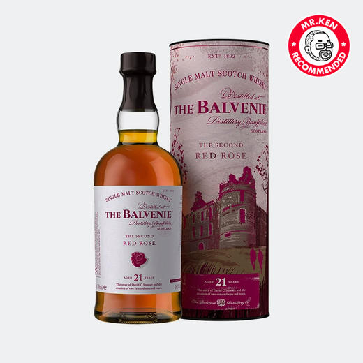 百富（Balvenie)21年玫瑰故事单一麦芽苏格兰威士忌 商品图1