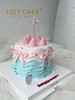 1027CAKE |   蓝粉色 草莓装饰（粉色草莓为巧克力） 商品缩略图0