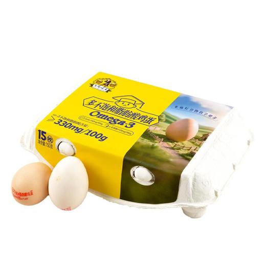 百岭多不饱和脂肪酸鸡蛋15枚 商品图0