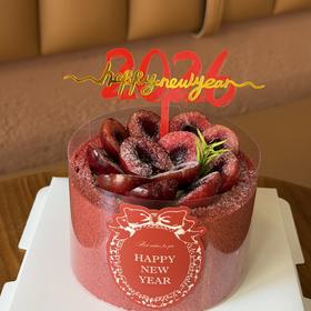 红丝绒车厘子新年蛋糕