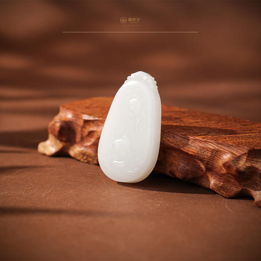 「年礼优选」【游财】羊脂白玉牌 商品图2