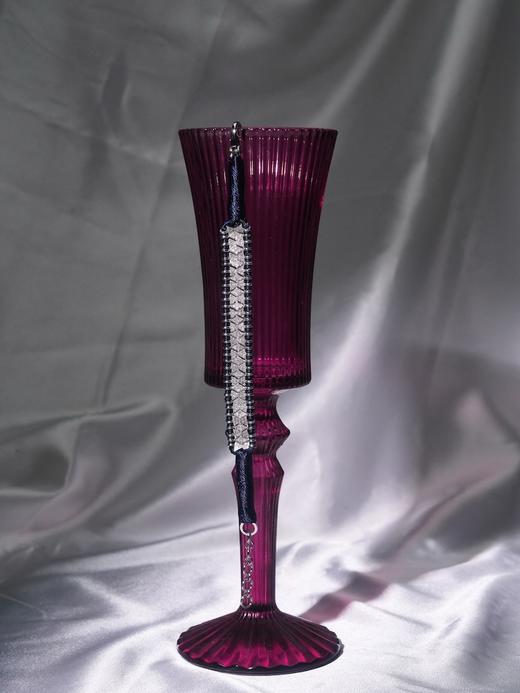 北京仓｜Van Den Abeele-Janeiro-海军蓝色 金属光泽 编织 纤维 手链［法国设计师］ 商品图2