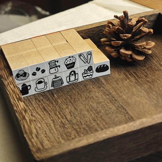 日本 Hankodori 原创印章 日常生活 咖啡 出行 蛋糕 商品图1