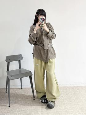 Magliano | 咖啡系带长衬衫