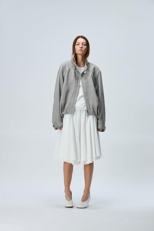 立领金属扣夹克 商品图0