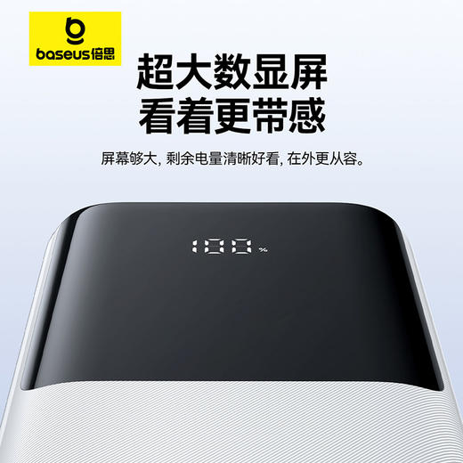 【耳机+移动电源组合推荐】倍思 AirGo系列 1 Ring 开放式真无线耳机（耳夹）+极充 数显双线移动电源 10000mAh 22.5W 商品图7