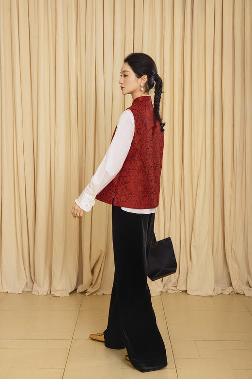 廷前观棠 | 希骥红色小马马甲 商品图7