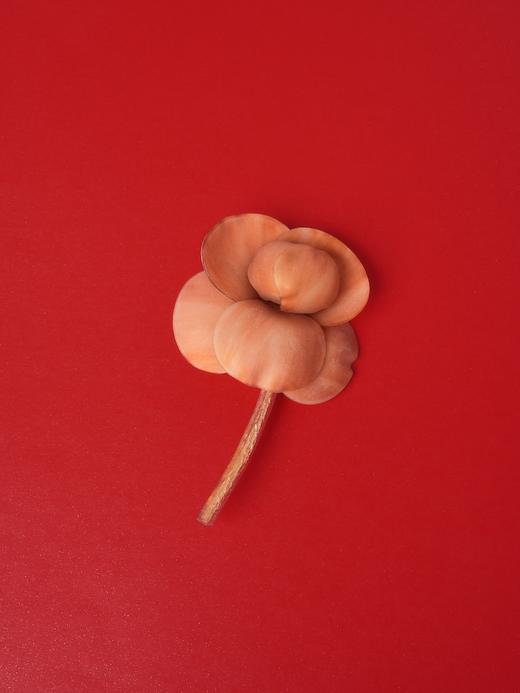 北京仓｜Cilea Bijoux-LINDSAY-凌霄花 橙粉色哑光 胸针［法国设计师］ 商品图1