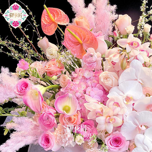 粉钻甜心 • 鲜花花桶 商品图1
