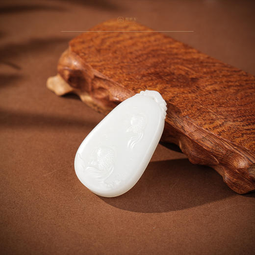「年礼优选」【游财】羊脂白玉牌 商品图3