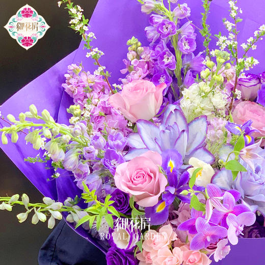 坠入紫雾 • 鲜花花束 商品图1