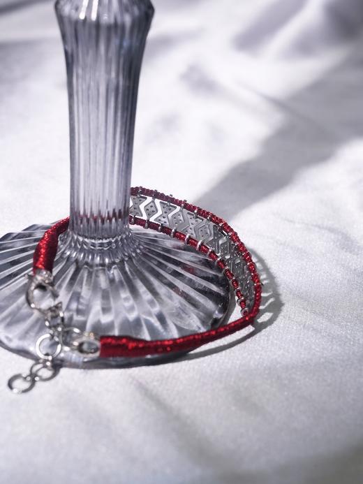 北京仓｜Van Den Abeele-Buzios-红色 编织 纤维 莫桑钻 手链［法国设计师］ 商品图5