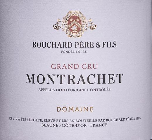 Bouchard Pere & Fils Montrachet Grand Cru宝尚父子蒙哈榭白葡萄酒2022 商品图0