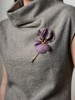 北京仓｜Cilea Bijoux-Iris-鸢尾花 淡紫色哑光 胸针 （大号）［法国设计师］ 商品缩略图0