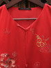 盛唐牡丹大师系列-卢梅红 | 瑞意云间真丝手绣马甲-红色 商品缩略图4