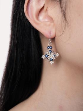 北京仓｜Lorina Balteanu-Rafaelle-珍珠 玻璃珠 耳环［法国设计师］