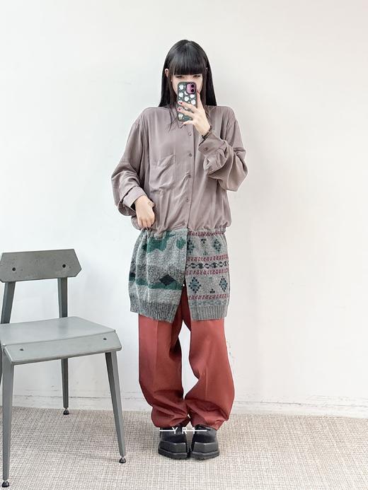 Magliano | 复古酒红休闲西裤 商品图3