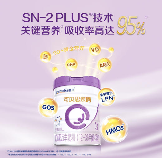 【6罐】合生元可贝思亲呵幼儿配方羊奶粉3段 700g6罐 商品图3