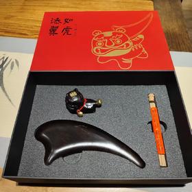 如虎添翼紫光檀香插套装