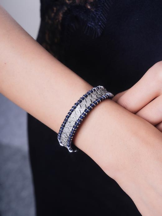 北京仓｜Van Den Abeele-Janeiro-海军蓝色 金属光泽 编织 纤维 手链［法国设计师］ 商品图5