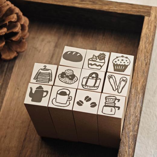 日本 Hankodori 原创印章 日常生活 咖啡 出行 蛋糕 商品图0