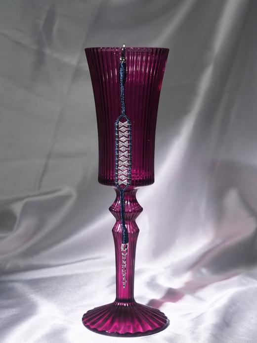 北京仓｜Van Den Abeele-Buzios-深渊色 编织 纤维 莫桑钻 手链［法国设计师］ 商品图2