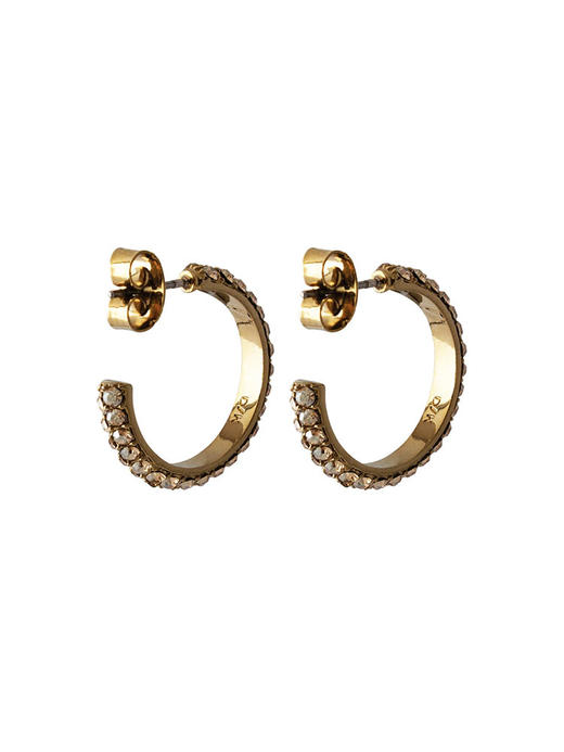 北京仓｜Dyrberg Kern-HOSTA-金色水晶 耳环［丹麦设计师］ 商品图1