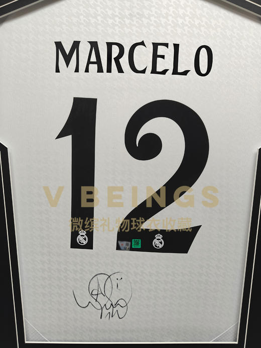 收藏系列 马塞洛 皇马队 24/25球迷版 亲笔签名球衣 商品图2