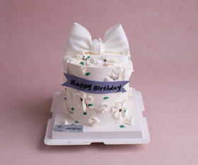 4寸微加高蝴蝶结（需提前四小时预定）