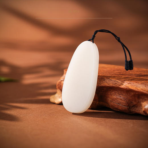 「年礼优选」【锦鲤】羊脂白玉牌 商品图5