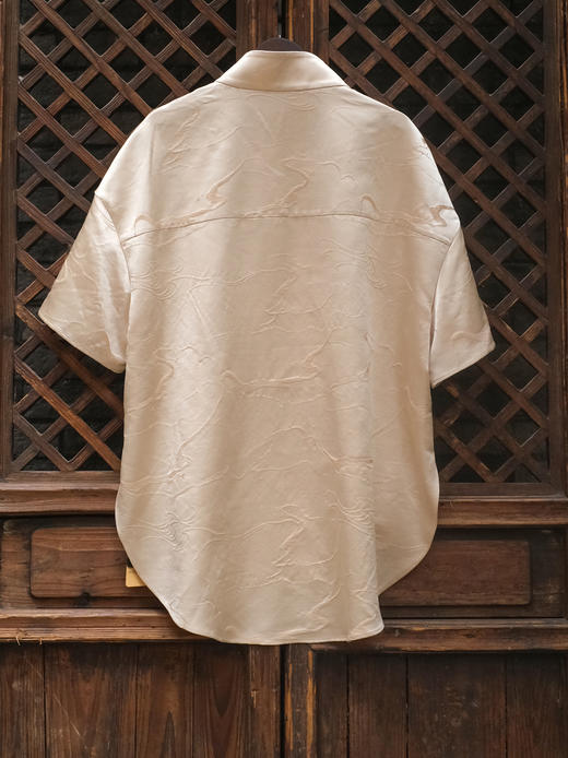 STJING×凯喜雅|长江赋立领短袖上衣 商品图5