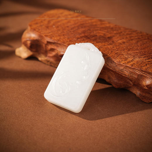 「年礼优选」【锦虞】羊脂白玉牌 商品图3